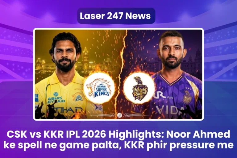 CSK vs KKR IPL 2026 Highlights