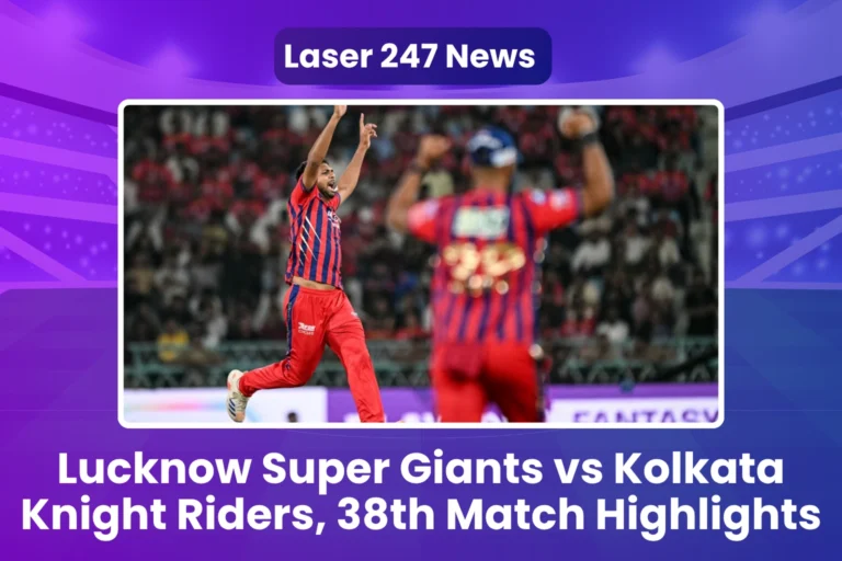 Lucknow Super Giants vs Kolkata Knight Riders