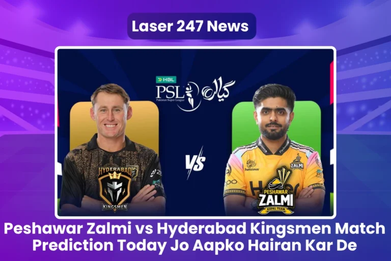 Peshawar Zalmi vs Hyderabad Kingsmen Match Prediction Today