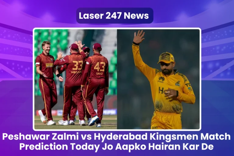 Peshawar Zalmi vs Hyderabad Kingsmen Match Prediction Today Jo Aapko Hairan Kar De