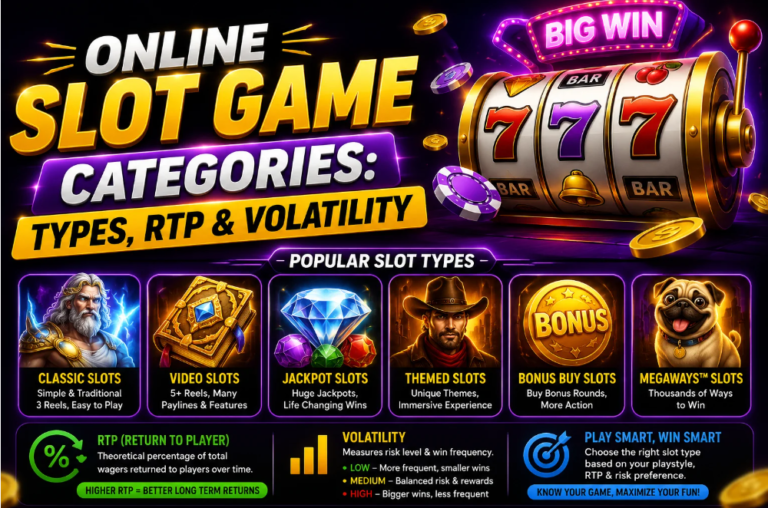Online Slot Game Categories: Classic, Video & Jackpot Guide