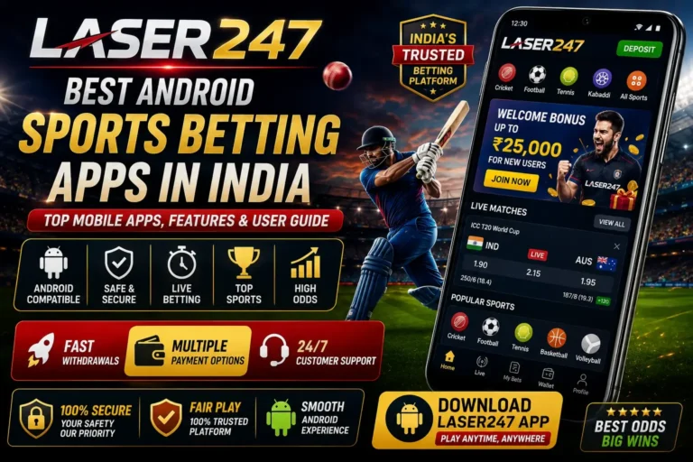 Laser247 Best Android Sports Betting Apps in India 2026