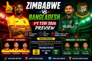 Zimbabwe vs Bangladesh 1st T20I 2026 Preview