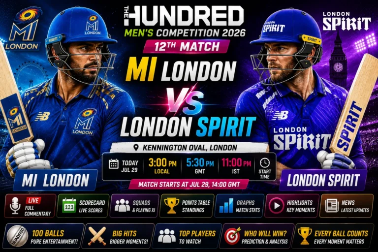MI London vs London Spirit Prediction