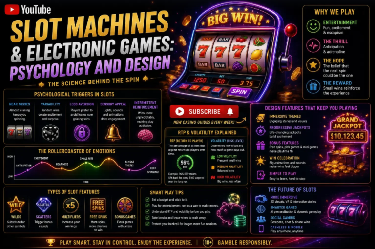 Slot Machines Explained: RTP, Volatility & Psychology Behind Modern Casino Games (2026 Guide)