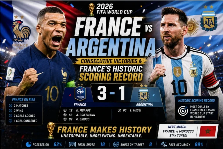 France & Argentina FIFA World Cup 2026 Performance Analysis