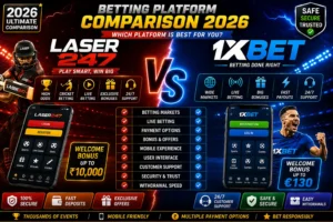 Laser247 vs 1xBet