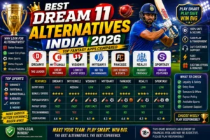 Dream11 Alternatives in India 2026 | Best Fantasy Apps